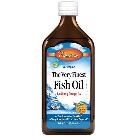 The Very Finest Fish Oil Liquid 1600 Mg Omega-3s, CL